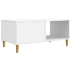 Couchtisch Weiß 90 x 50 x 40 cm Holzwerkstoff
