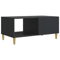 Couchtisch Schwarz 90 x 50 x 40 cm Holzwerkstoff