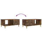 Couchtisch Geräucherte Eiche 90 x 50 x 40 cm Holzwerkstoff