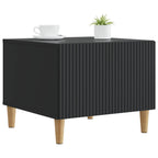 Couchtisch mit Schubladen Schwarz 49 x 50 x 40 cm Holzwerkstoff