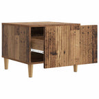 Couchtisch mit Schubladen Altholz 49 x 50 x 40 cm Holzwerkstoff