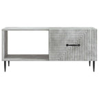 Couchtisch Betongrau 90 x 50 x 40 cm Holzwerkstoff