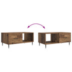 Couchtisch Altholz 90 x 50 x 40 cm Holzwerkstoff