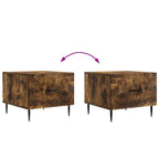 Couchtisch Geräucherte Eiche 49 x 50 x 40 cm Holzwerkstoff