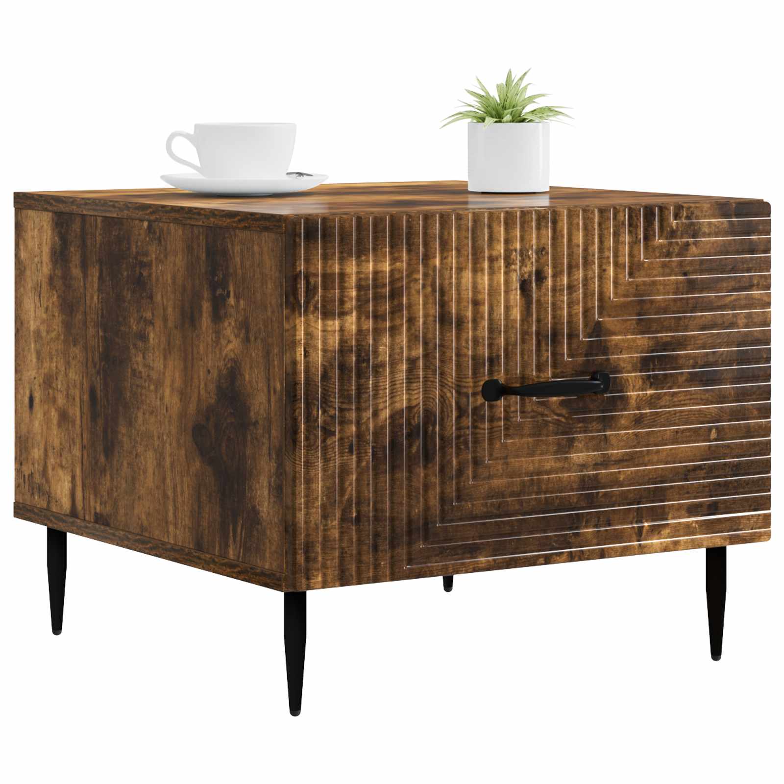 Couchtisch Geräucherte Eiche 49 x 50 x 40 cm Holzwerkstoff