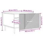Couchtisch Graues Sonoma 49 x 50 x 40 cm Holzwerkstoff