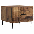 Couchtisch mit Schubladen Altholz 49 x 50 x 40 cm Holzwerkstoff