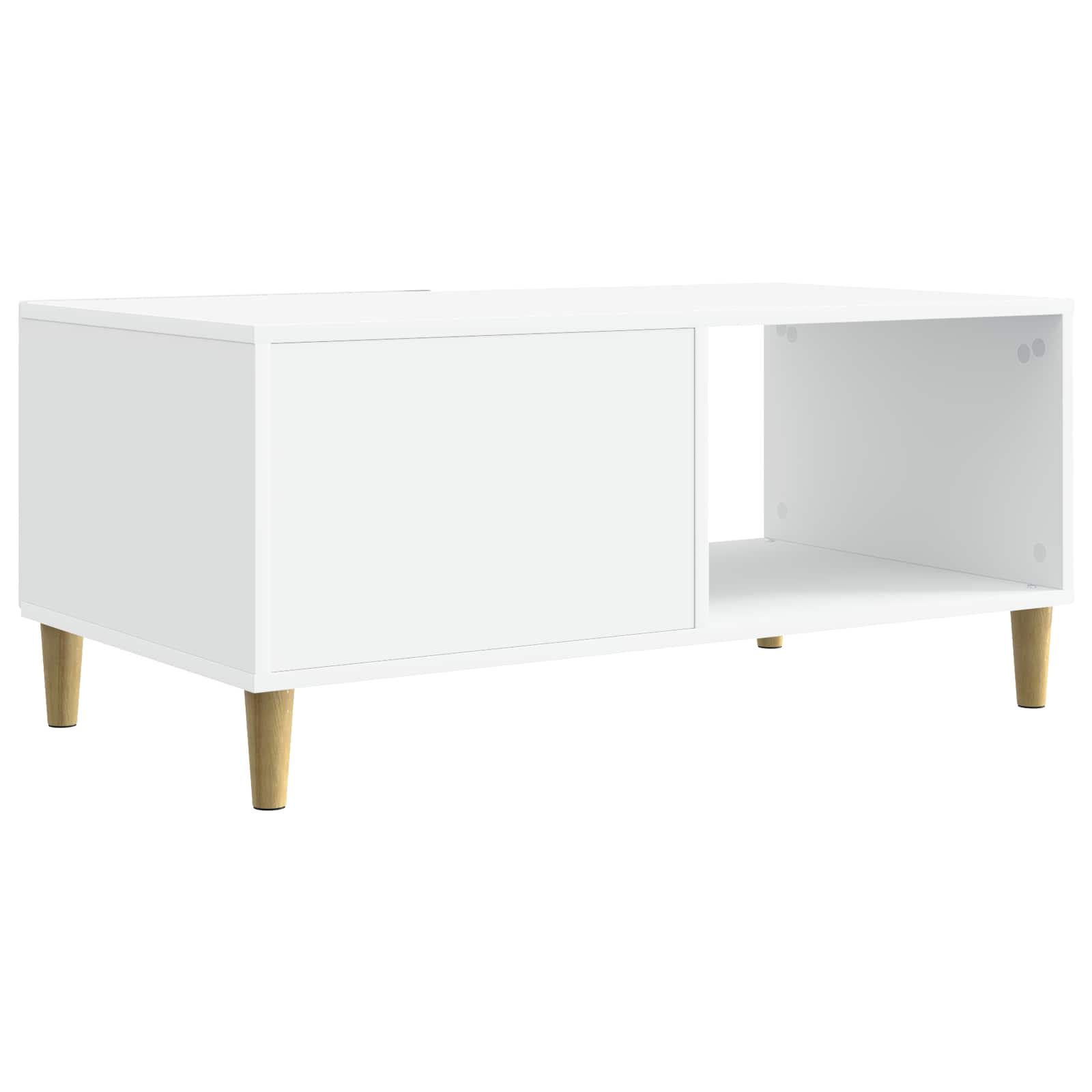 Couchtisch Weiß 90 x 50 x 40 cm Holzwerkstoff
