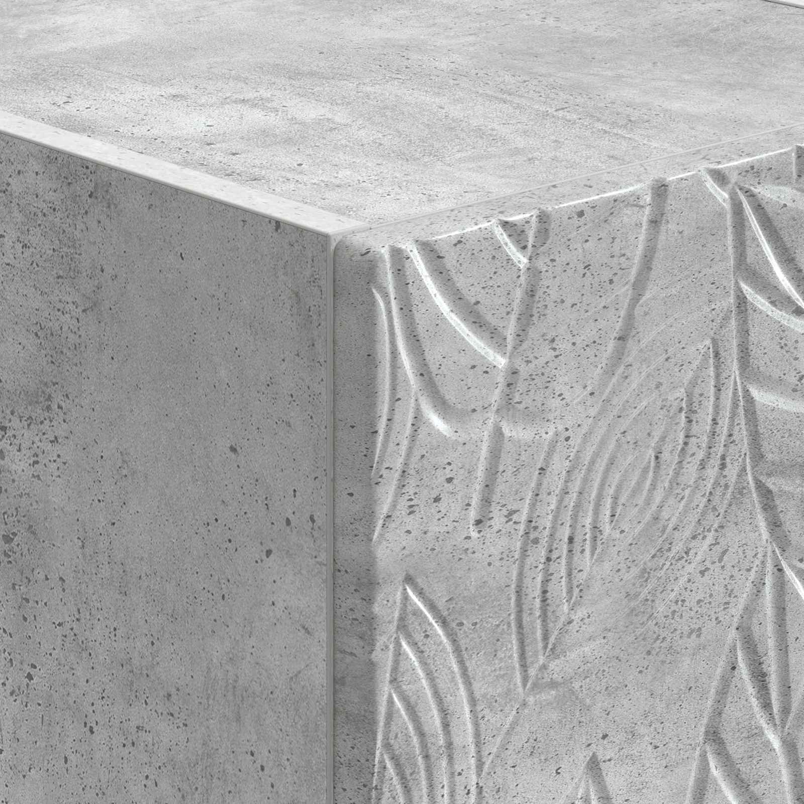 Couchtisch Betongrau 90 x 50 x 40 cm Holzwerkstoff