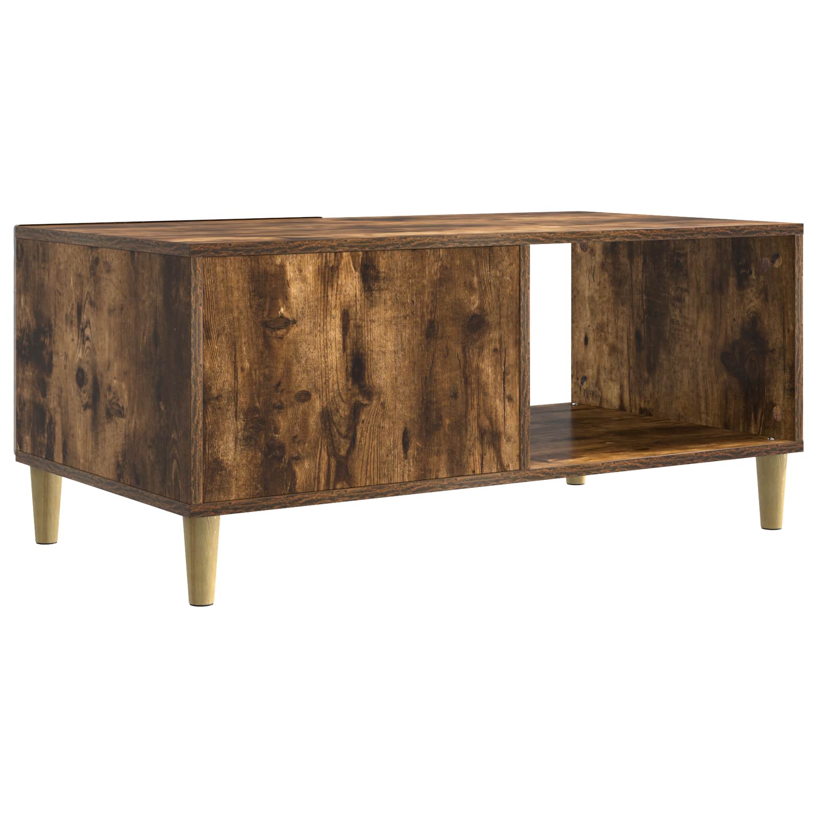 Couchtisch Geräucherte Eiche 90 x 50 x 40 cm Holzwerkstoff