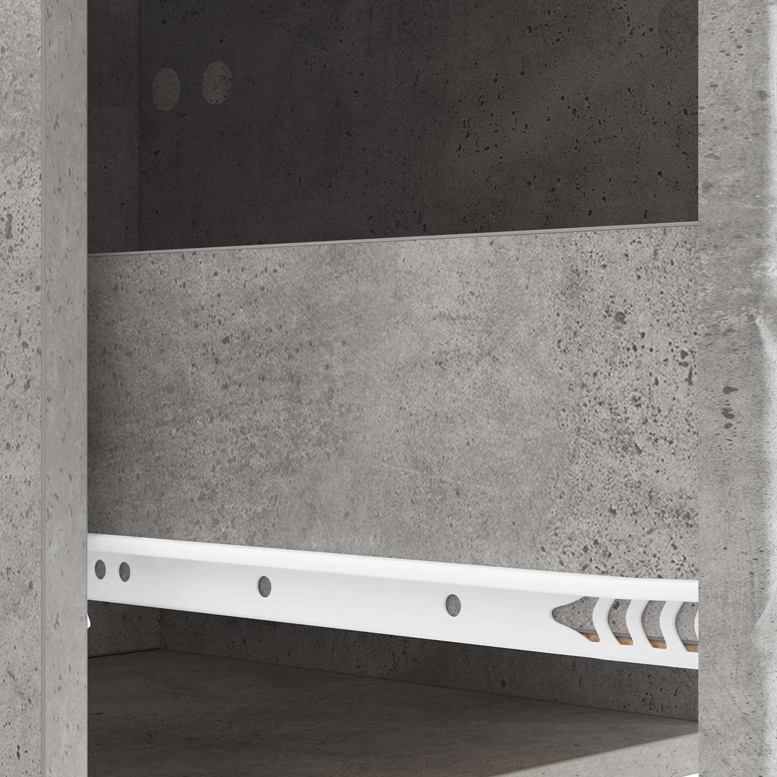 Couchtisch Betongrau 50 x 49 x 40 cm Holzwerkstoff