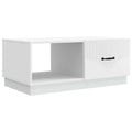 Couchtisch Weiß 90 x 50 x 37 cm Holzwerkstoff