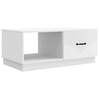 Couchtisch Weiß 90 x 50 x 37 cm Holzwerkstoff