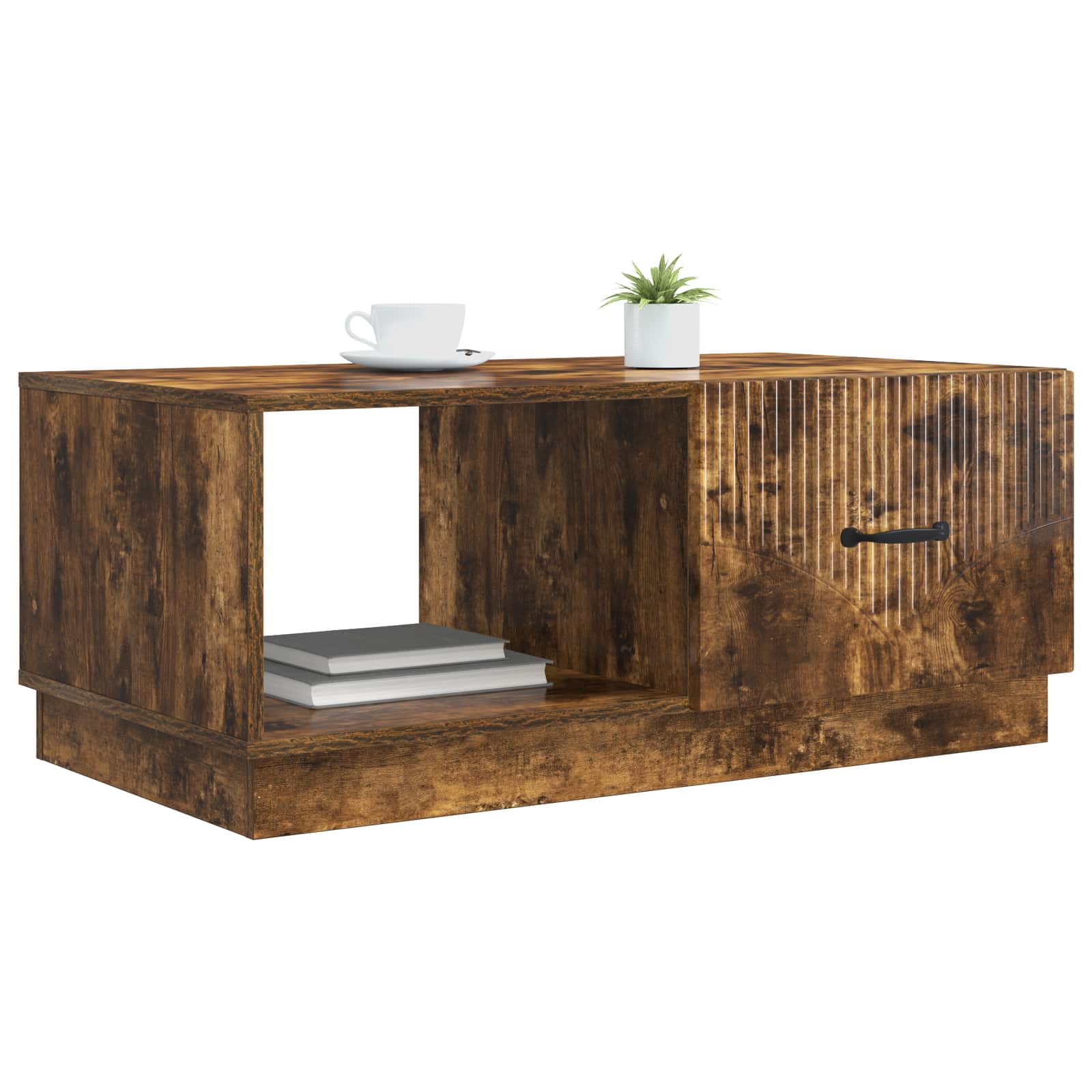 Couchtisch Geräucherte Eiche 90 x 50 x 37 cm Holzwerkstoff