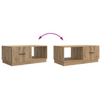 Couchtisch Artisan-Eiche 90 x 50 x 37 cm Holzwerkstoff