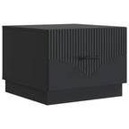 Couchtisch mit Schubladen Schwarz 49 x 50 x 37 cm Holzwerkstoff