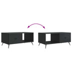 Couchtisch Schwarz 90 x 50 x 40 cm Holzwerkstoff