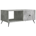 Couchtisch Betongrau 90 x 50 x 40 cm Holzwerkstoff