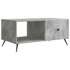 Couchtisch Betongrau 90 x 50 x 40 cm Holzwerkstoff