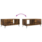 Couchtisch Geräucherte Eiche 90 x 50 x 40 cm Holzwerkstoff