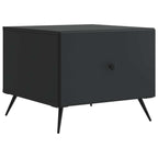 Couchtisch mit Schubladen Schwarz 49 x 50 x 40 cm Holzwerkstoff