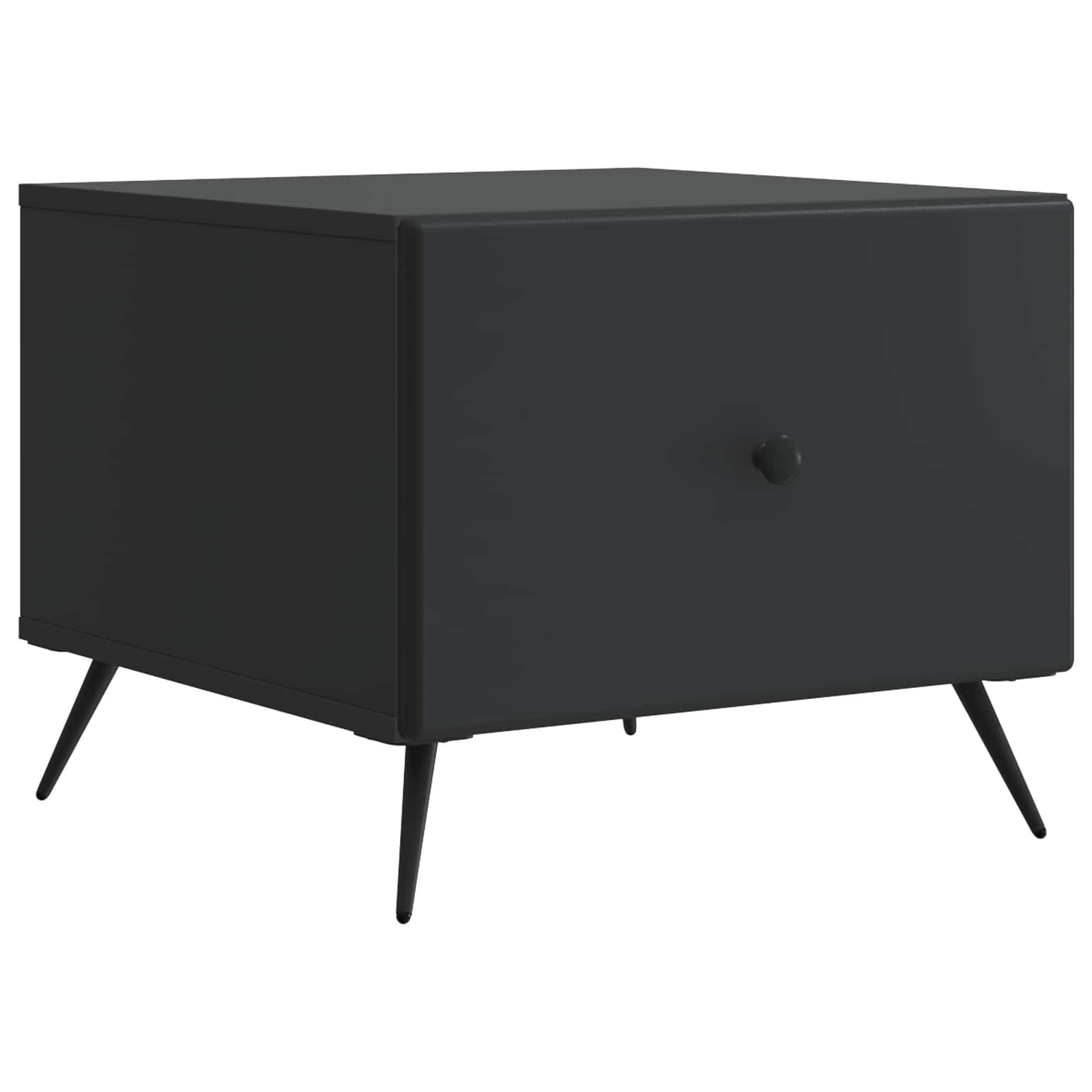 Couchtisch mit Schubladen Schwarz 49 x 50 x 40 cm Holzwerkstoff