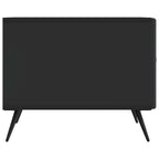 Couchtisch mit Schubladen Schwarz 49 x 50 x 40 cm Holzwerkstoff