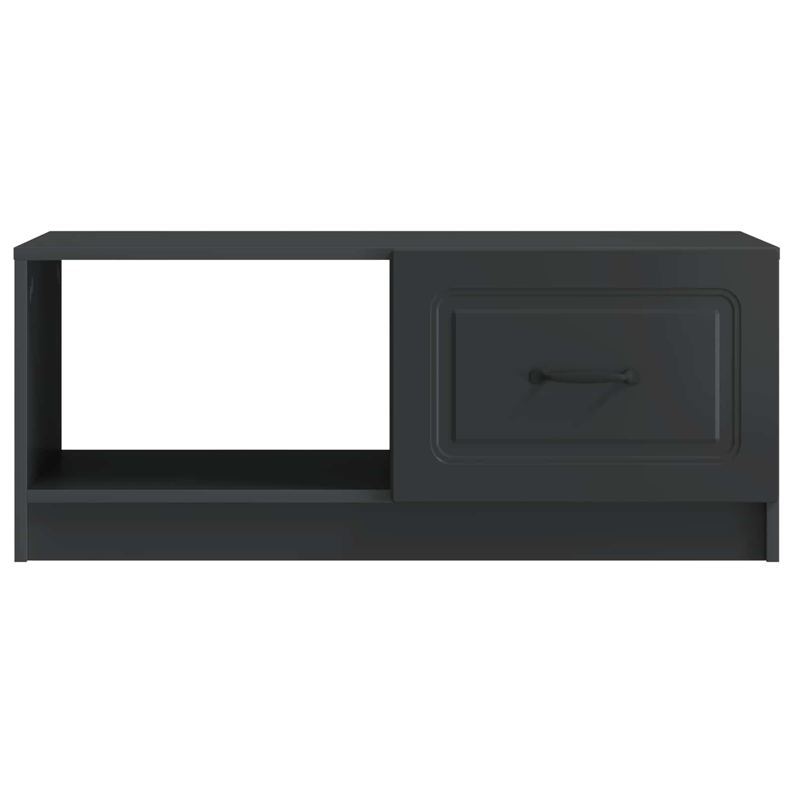 Couchtisch Schwarz 90 x 50 x 37 cm Holzwerkstoff