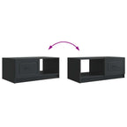 Couchtisch Schwarz 90 x 50 x 37 cm Holzwerkstoff