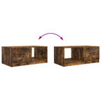 Couchtisch Geräucherte Eiche 90 x 50 x 37 cm Holzwerkstoff