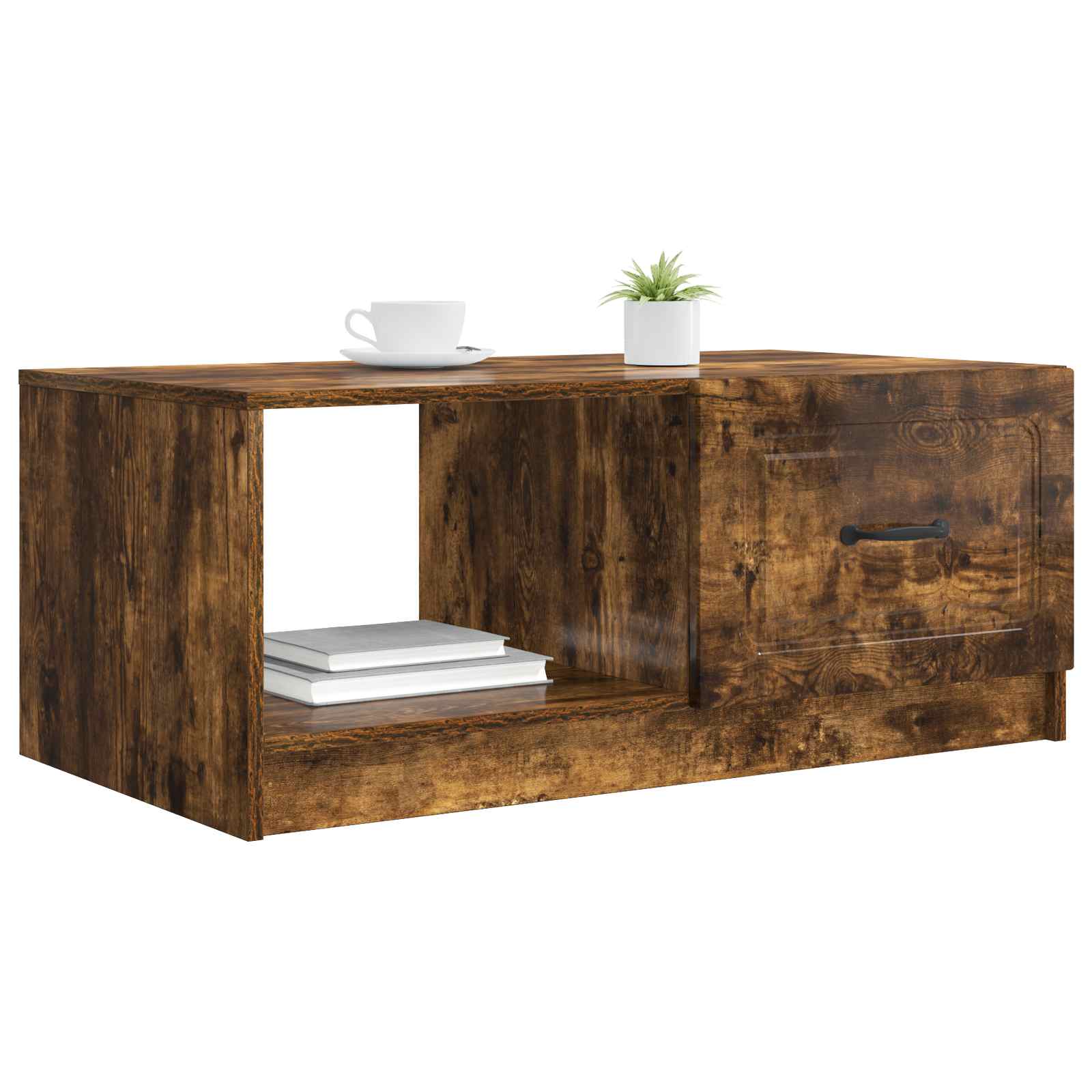 Couchtisch Geräucherte Eiche 90 x 50 x 37 cm Holzwerkstoff