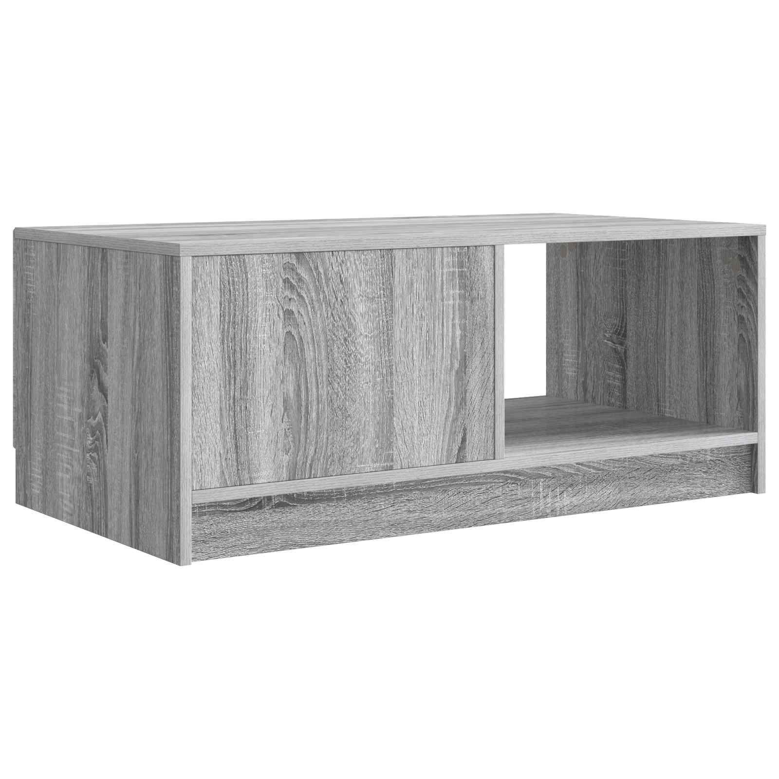 Couchtisch Graues Sonoma 90 x 50 x 37 cm Holzwerkstoff