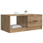 Couchtisch Artisan-Eiche 90 x 50 x 37 cm Holzwerkstoff