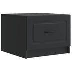 Couchtisch mit Schubladen Schwarz 49 x 50 x 37 cm Holzwerkstoff