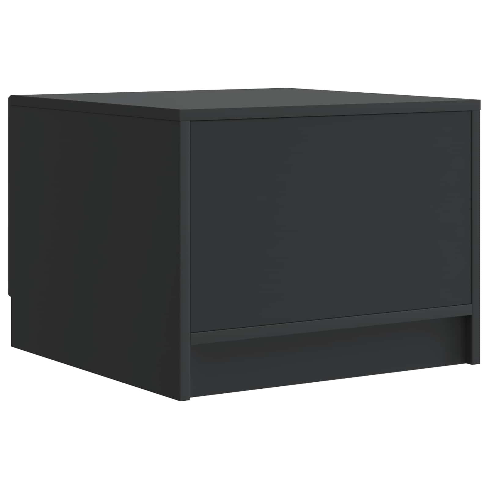 Couchtisch mit Schubladen Schwarz 49 x 50 x 37 cm Holzwerkstoff