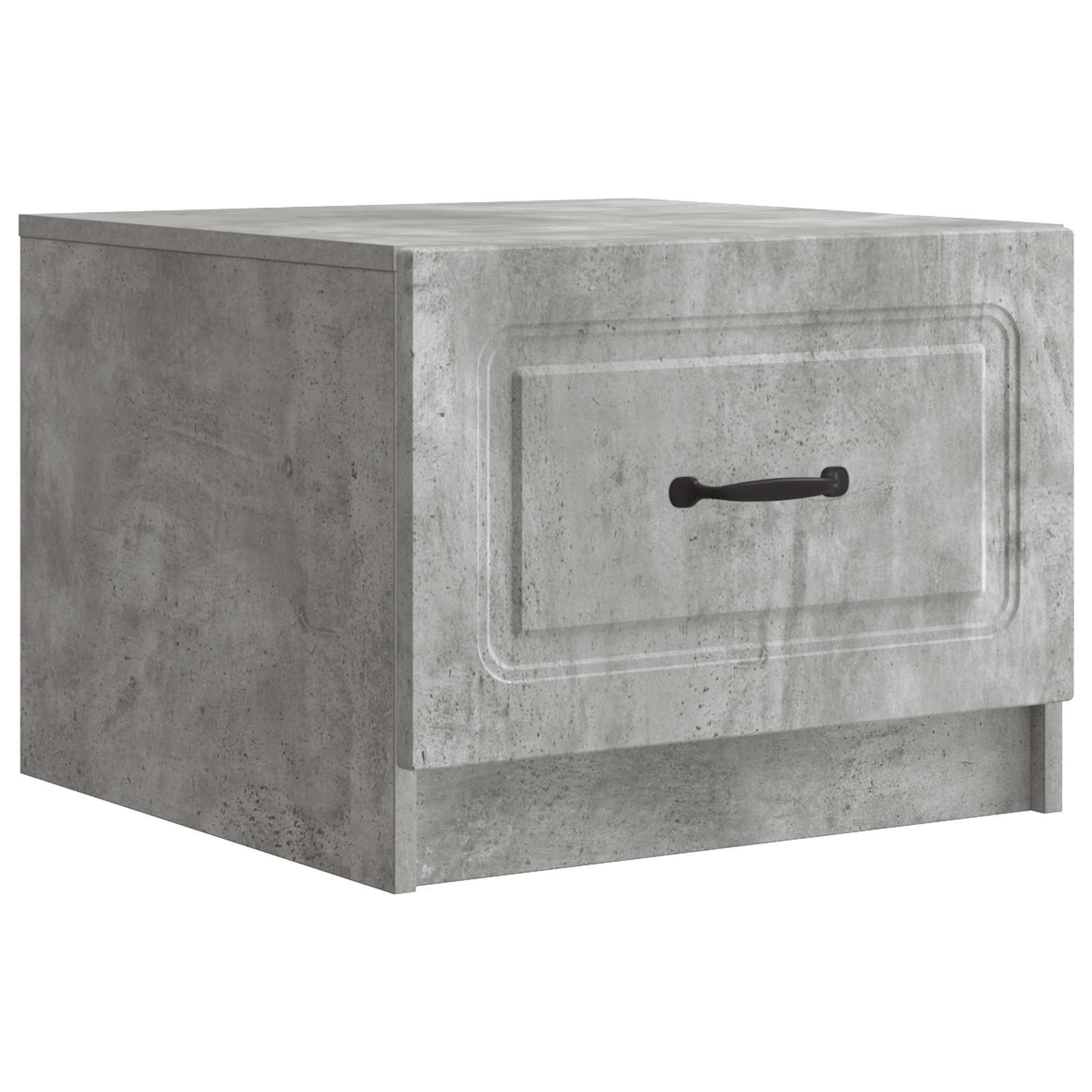 Couchtisch Betongrau 49 x 50 x 37 cm Holzwerkstoff