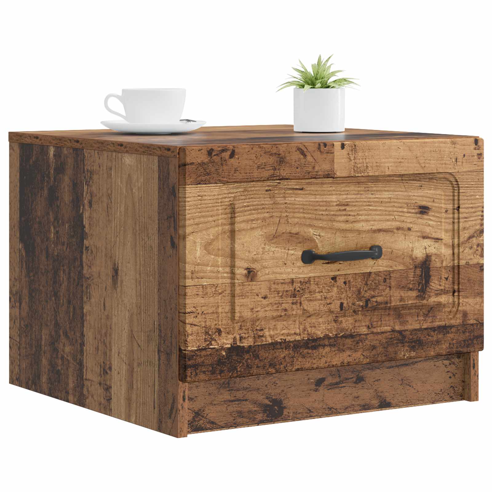 Couchtisch mit Schubladen Altholz 49 x 50 x 37 cm Holzwerkstoff