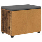 Flurbank mit Kissen mit Schubladen Altholz 60 x 38 x 46 cm