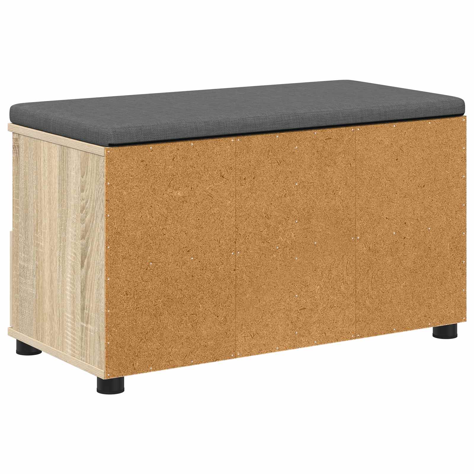 Flurbank mit Kissen mit Schubladen Sonoma-Eiche 80 x 38 x 46 cm