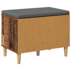 Flurbank mit Kissen mit Speicher Altholz 60 x 38 x 46 cm
