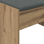 Flurbank mit Kissen Artisan-Eiche 63 x 38 x 40 cm
