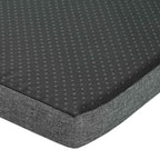 Flurbank mit Kissen Schwarz Eichen-Optik 83 x 38 x 40 cm