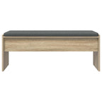 Flurbank mit Kissen Sonoma-Eiche 103 x 38 x 40 cm