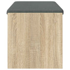 Flurbank mit Kissen Sonoma-Eiche 103 x 38 x 40 cm