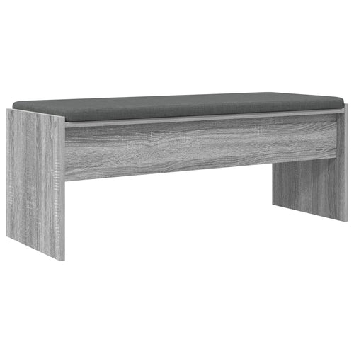 Flurbank mit Kissen Graues Sonoma 103 x 38 x 40 cm