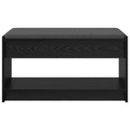 Flurbank mit Kissen mit Regal Schwarze Eiche 83 x 38 x 45 cm