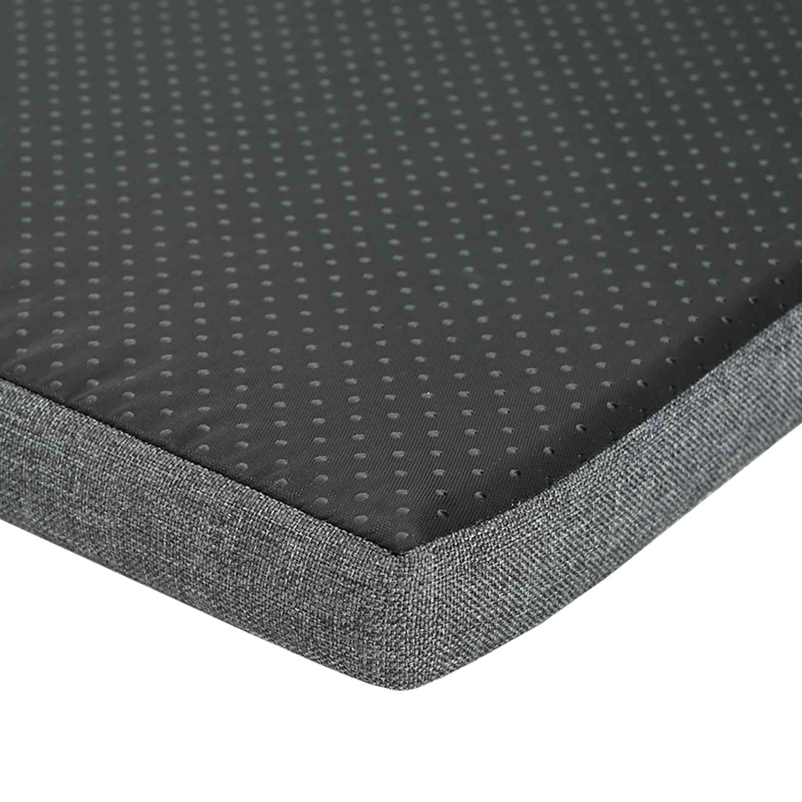 Flurbank mit Kissen mit Regal Betongrau 103 x 38 x 45 cm