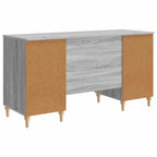 Schreibtisch Graues Sonoma 142,5 x 50 x 75 cm Holzwerkstoff