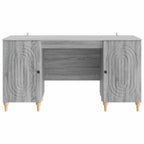 Schreibtisch Graues Sonoma 142,5 x 50 x 75 cm Holzwerkstoff