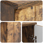 Schreibtisch Geräucherte Eiche 142,5 x 50 x 75 cm Holzwerkstoff